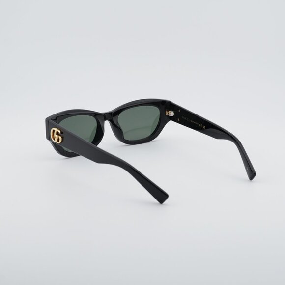 Gucci GG1954SA 001 Sunglasses Black Cat Eye Frame, Grey Lenses main image 9